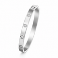 BRACELETE INSPIRAÇÃO AÇO INOXIDÁVEL