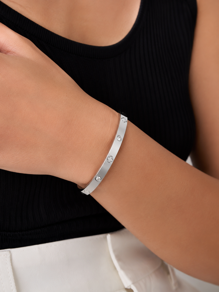 BRACELETE INSPIRAÇÃO AÇO INOXIDÁVEL