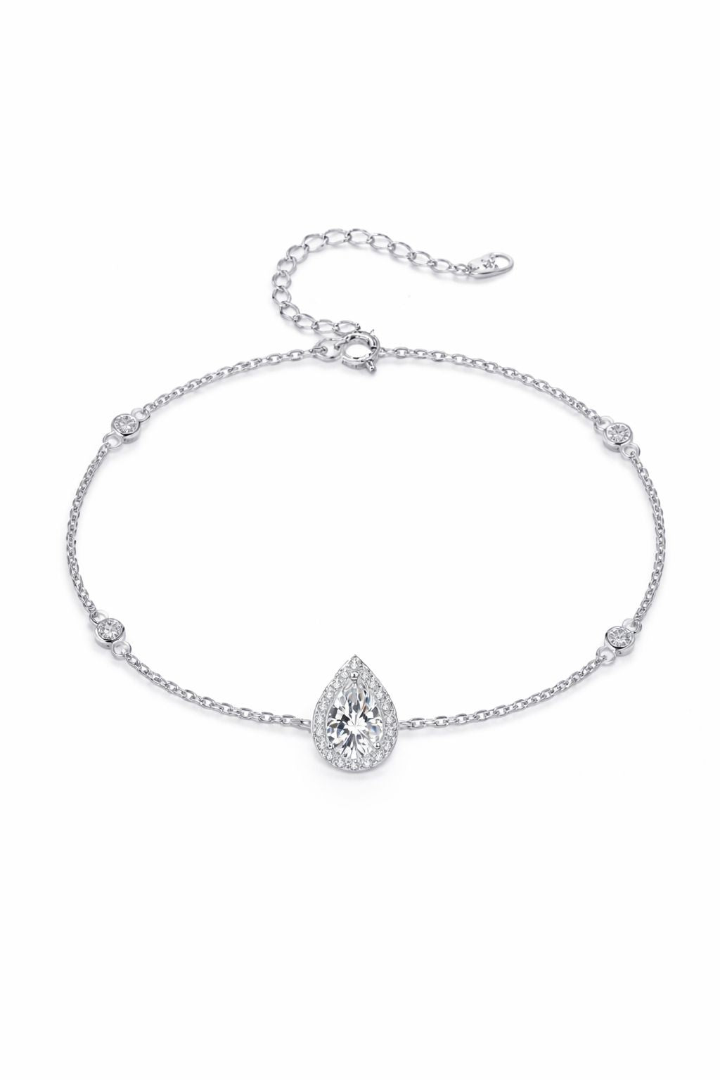 PULSEIRA GOTA PRATA 925 COM BANHO DE RÓDIO