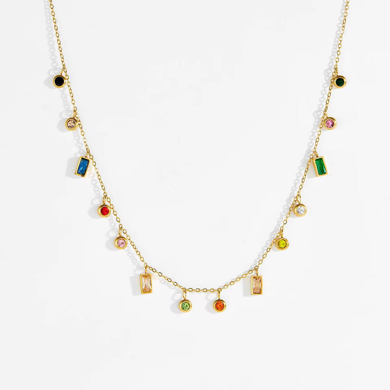 COLAR COLORS DOURADO AÇO INOXIDÁVEL