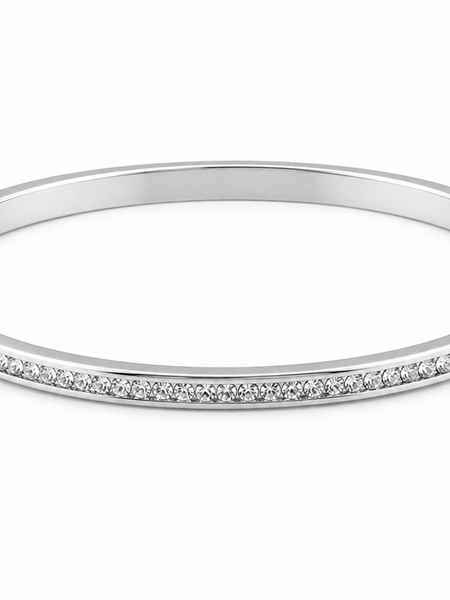 BRACELETE CRAVEJADO AÇO INOXIDÁVEL