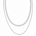 COLAR DUPLO SEMIJOIA 40+5CM