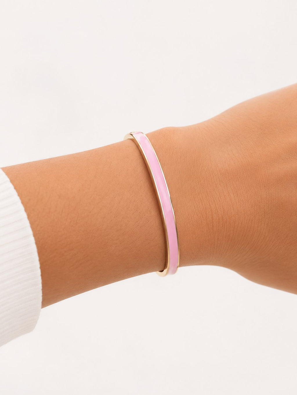 BRACELETE ROSA AÇO INOXIDÁVEL