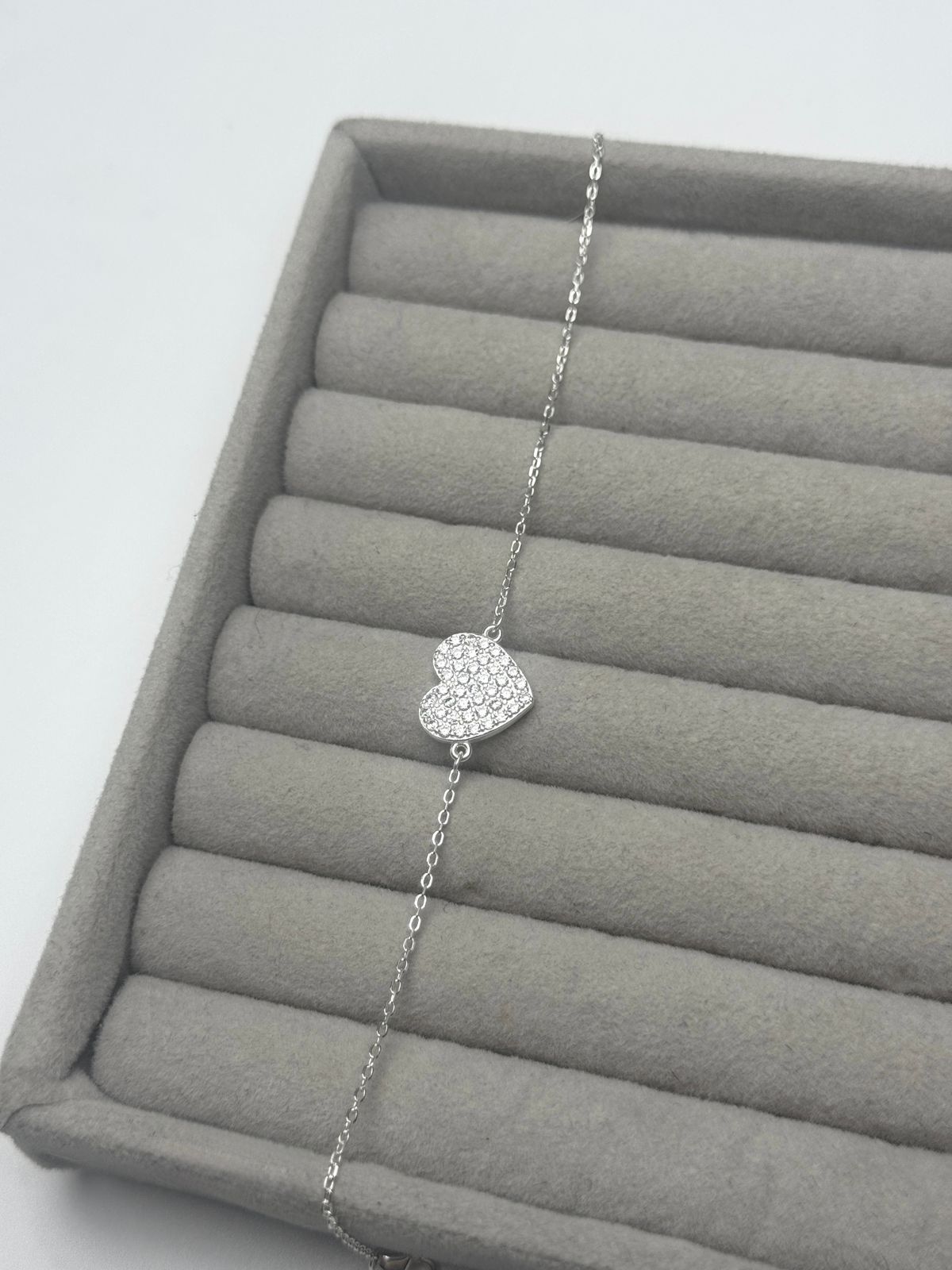 Pulseira Coração de Luz em Prata 925