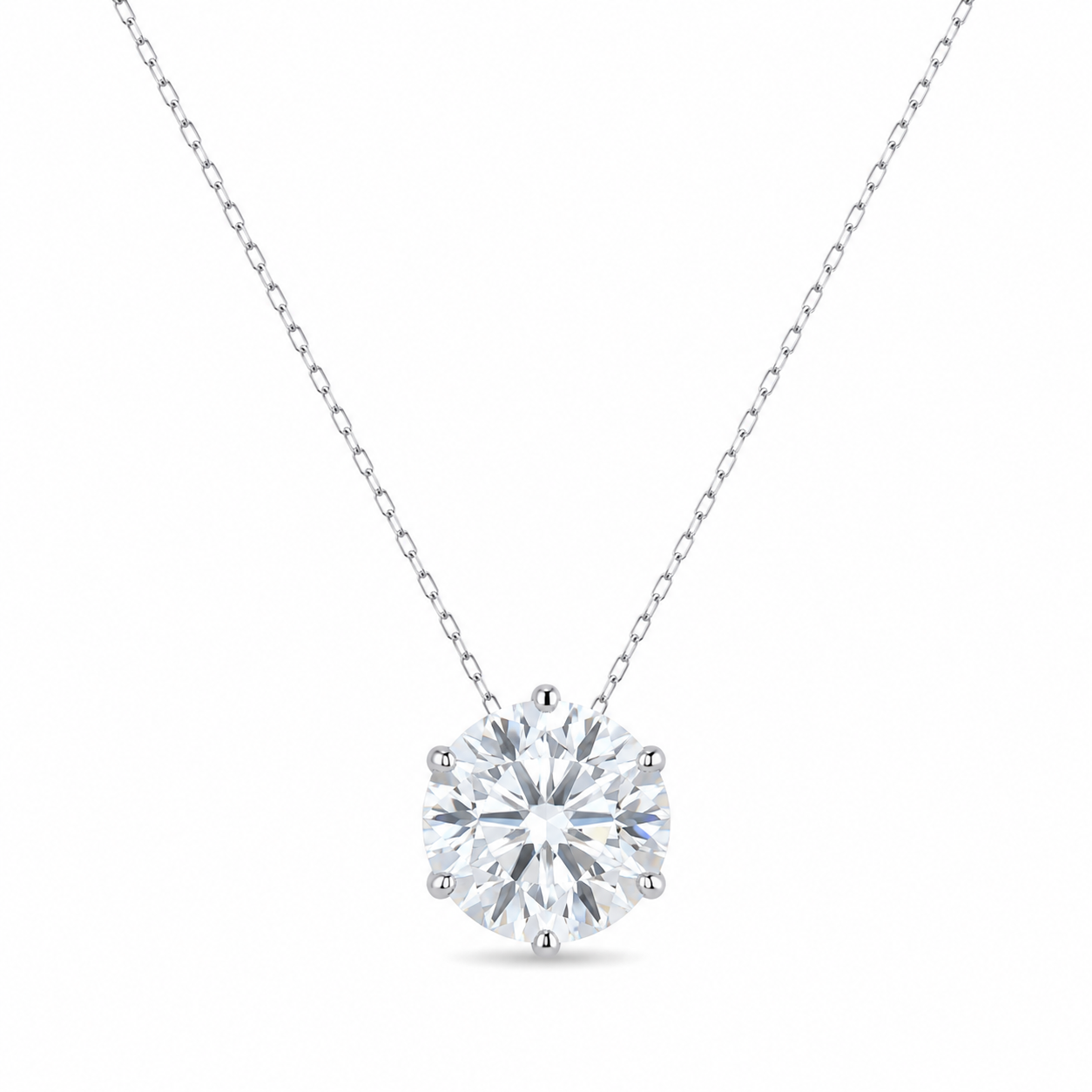 COLAR MOISSANITE 5 QUILATES 45CM
