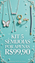 Kit 5 Semijoias Surpresa por Apenas R$ 99,90