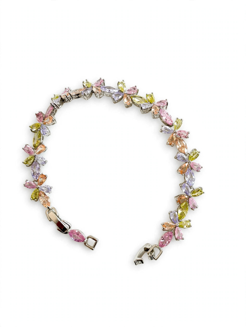 PULSEIRA FLOR COLORS SEMIJOIA