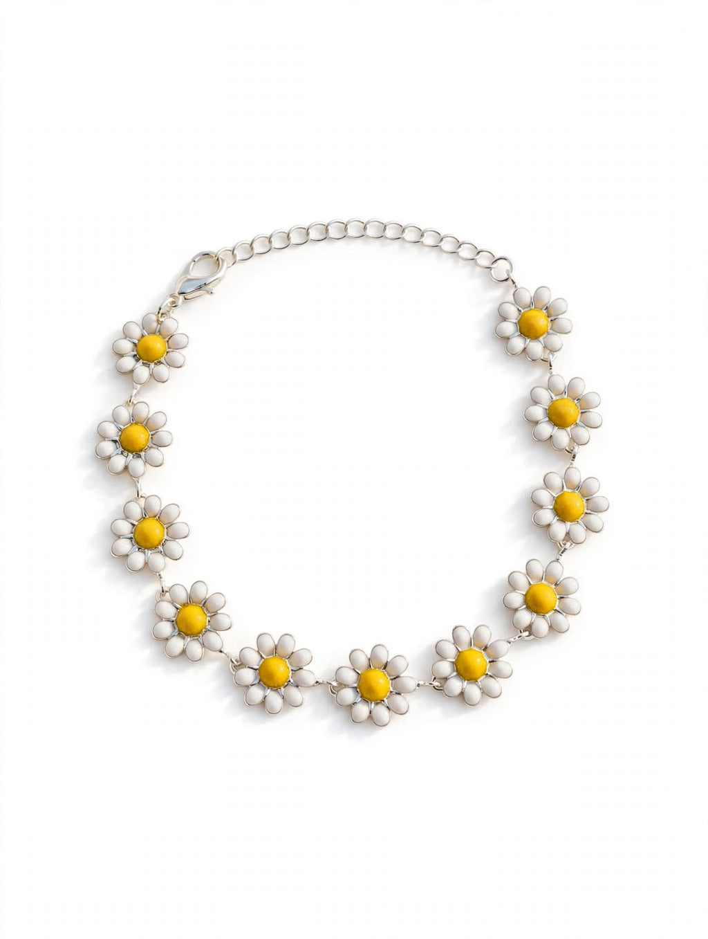 Pulseira Margarida Semijoia Prateada Premium
