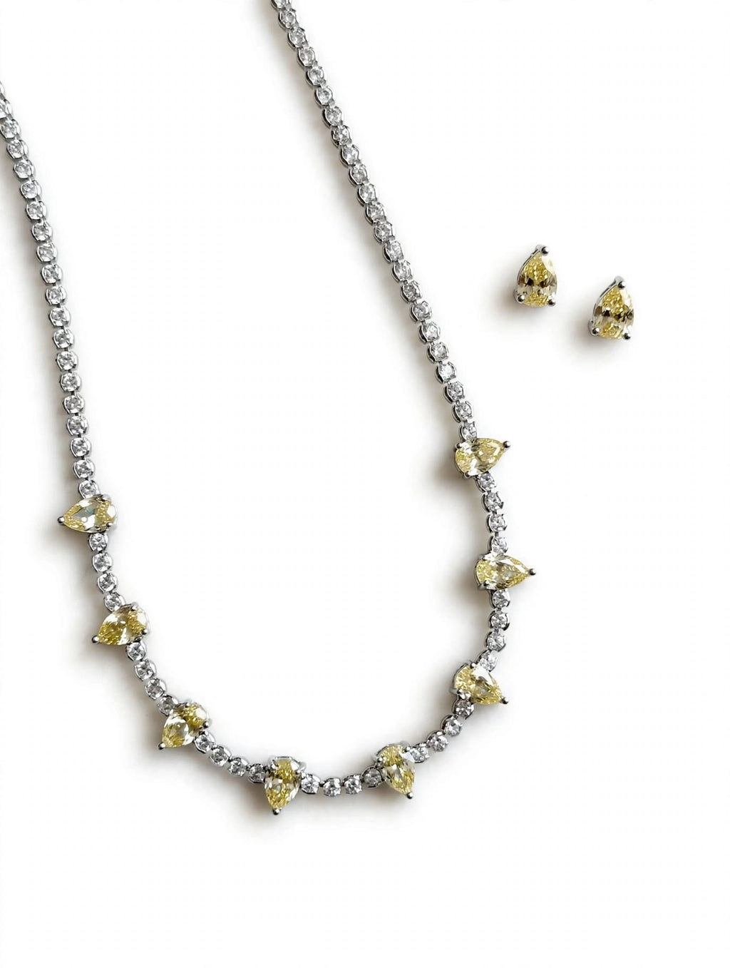 Conjunto Gota Riviera em Semijoia Premium