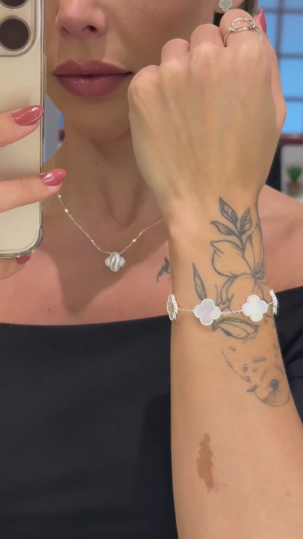 PULSEIRA 5 TREVOS PRATA 925