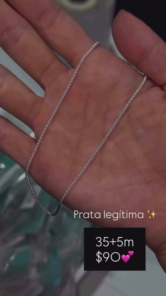 COLAR PIPOCA 35CM + 5CM DE EXTENSOR