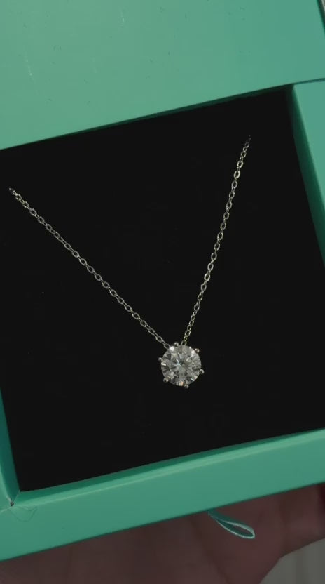 COLAR MOISSANITE 3 QUILATES 45CM
