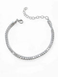 Pulseira Dupla Riviera + Rabo de Rato – Semijoia