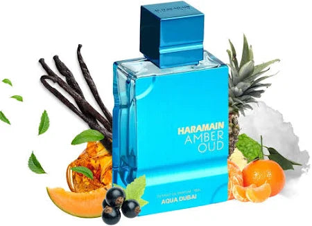 Perfume Amber Oud Aqua Dubai Al Haramain 100ml Extrait De Parfum Original