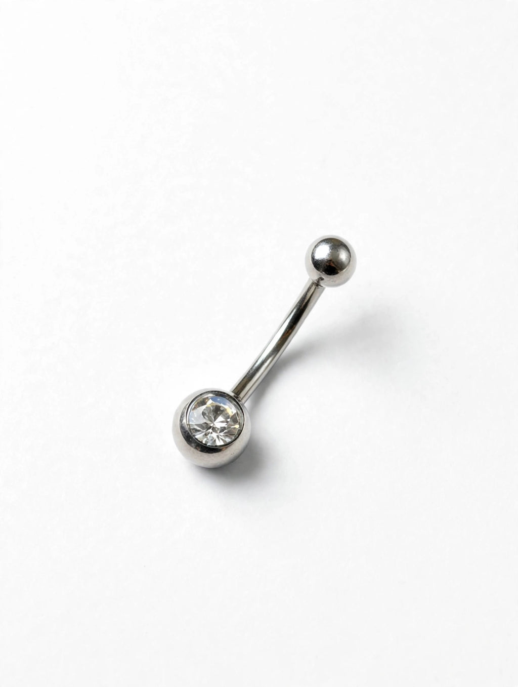 PIERCING PONTO DE LUZ P/ UMBIGO COLORS EM AÇO INOXIDAVEL
