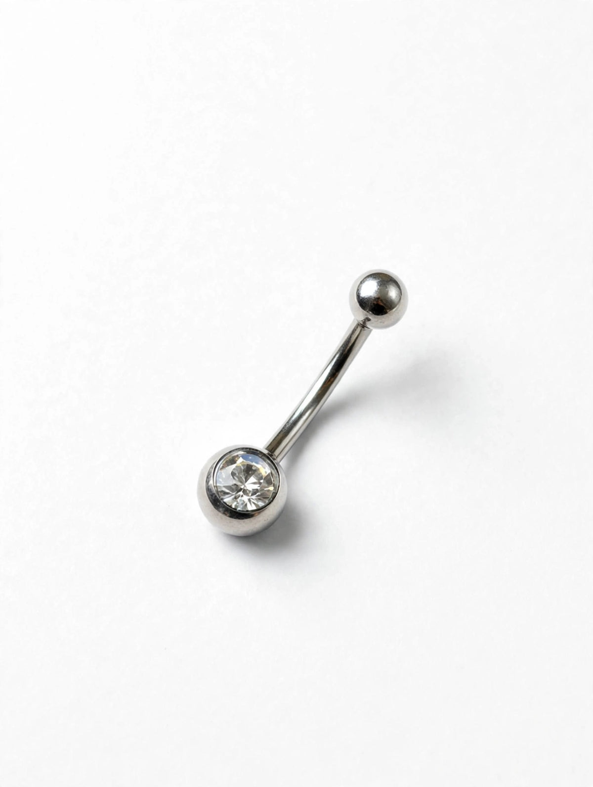 PIERCING PONTO DE LUZ P/ UMBIGO COLORS EM AÇO INOXIDAVEL