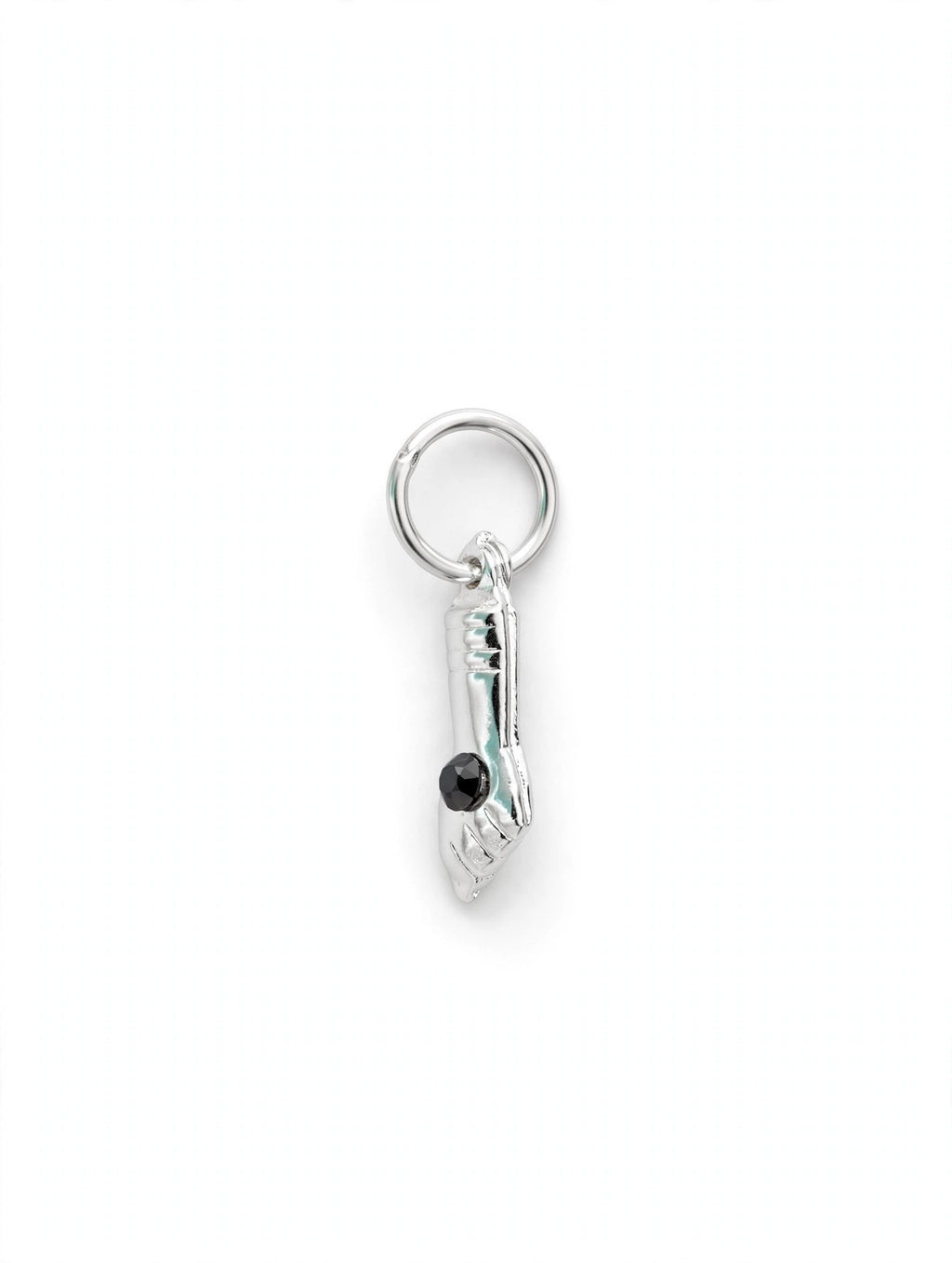 BERLOQUE/PINGENTE FIGUINHA EM PRATA 925