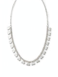COLAR/ CHOCKER CORAÇOES LISO SEMIJOIA PRATEADA