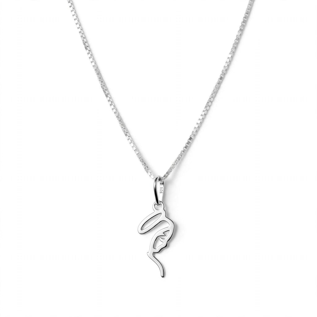 COLAR NOSSA SENHORA LISO 45CM EM PRATA 925